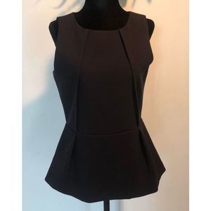 Michael Kors-NWOT Black Business Peplum Blouse-2